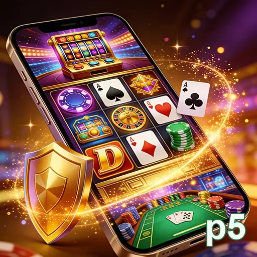 Login seguro no p5 pelo celular com suporte local